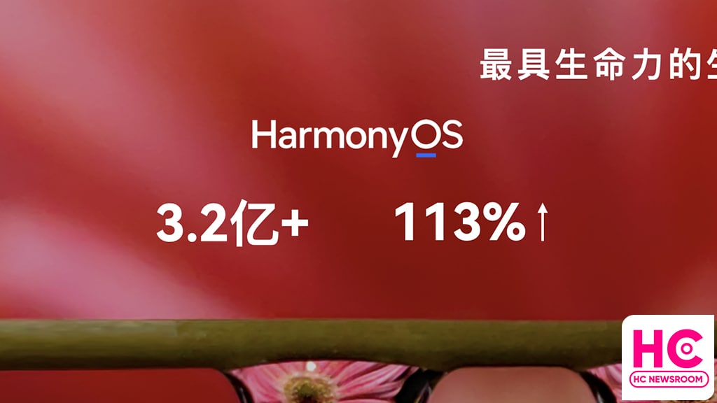 Huawei harmonyos 320 million