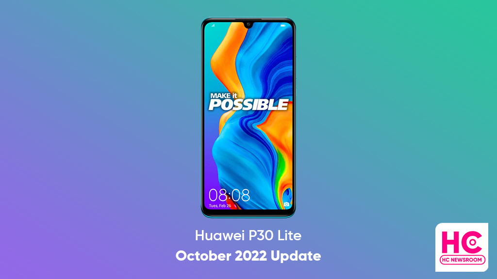 huawei p30 lite october 2022 update