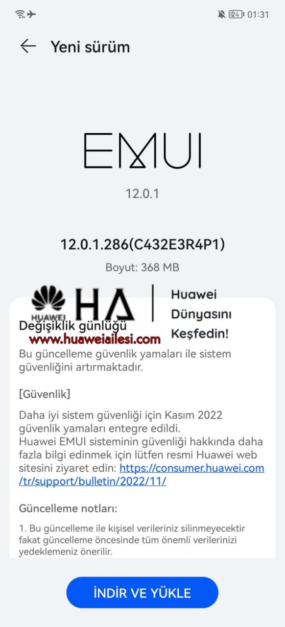 huawei p50 pro november 2022 emui update