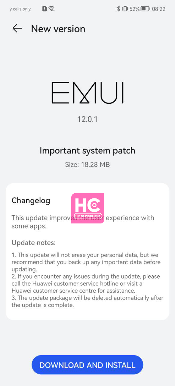 huawei important patch emui 13