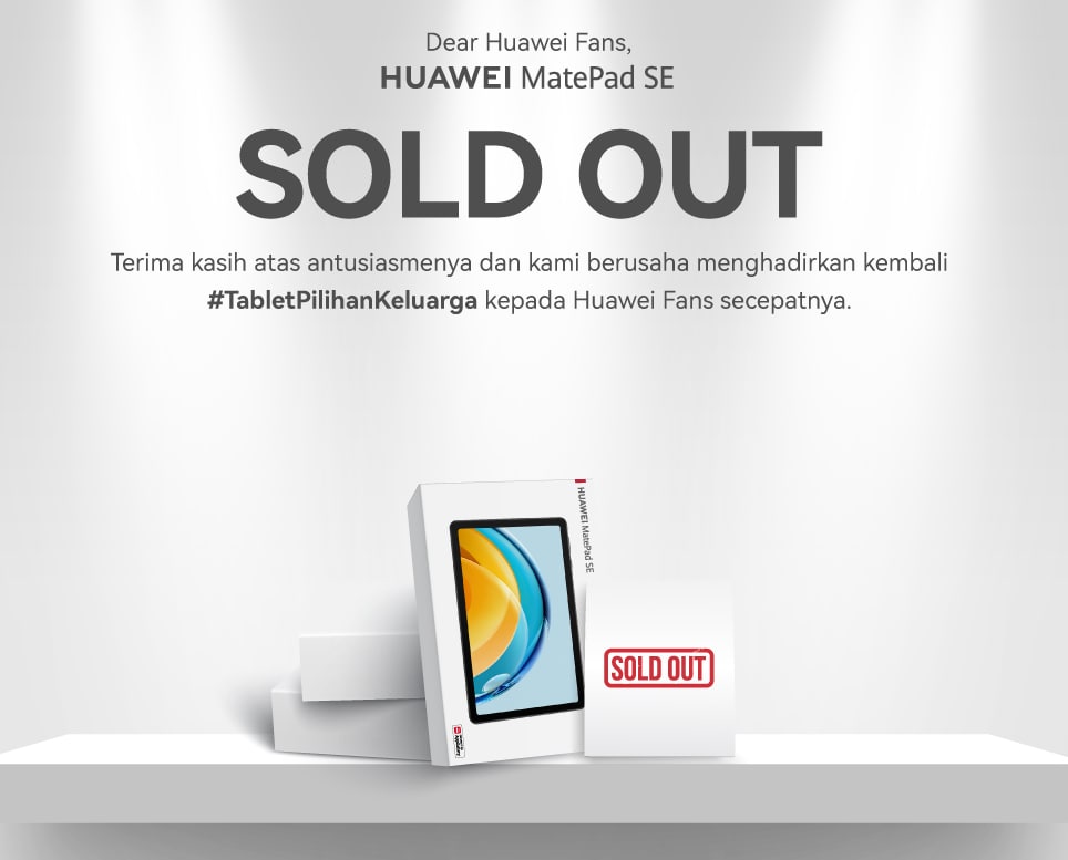 Huawei MatePad SE sold Indonesia