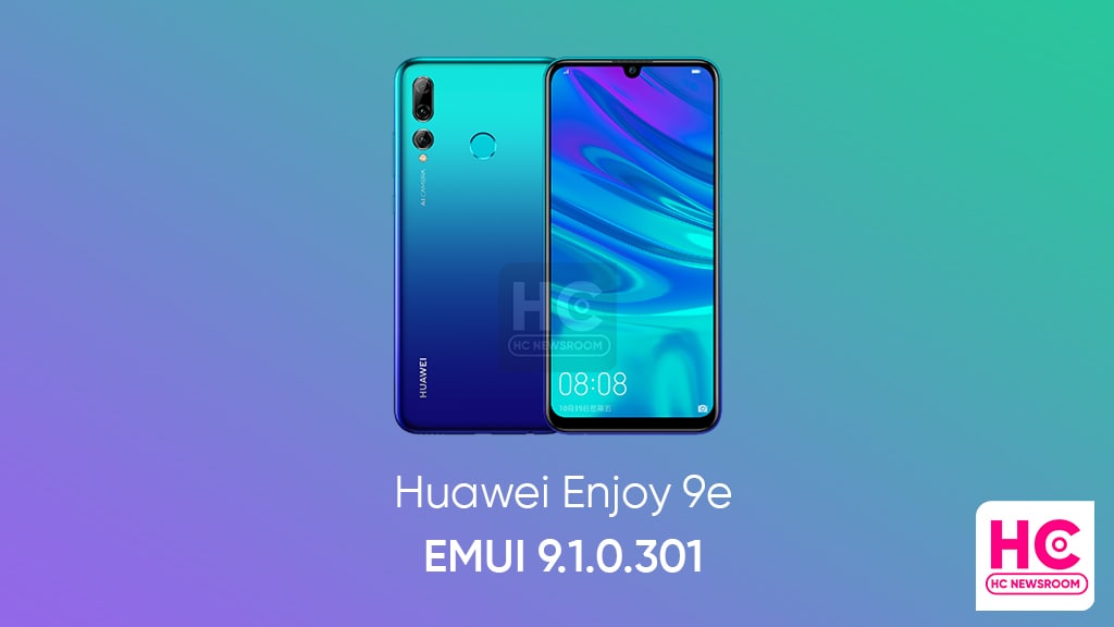huawei enjoy 9e emui 9.1.0.301