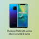 Huawei Mate 20 series HarmonyOS 3 beta