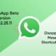 WhatsApp Android disappearing messages shortcut