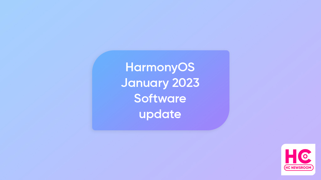 first harmonyos January 2023 update