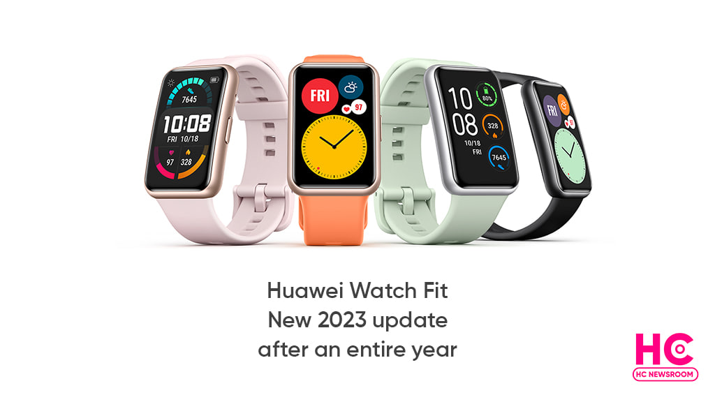 Huawei Watch Fit new software update