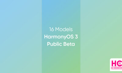 16 models HarmonyOS 3 beta