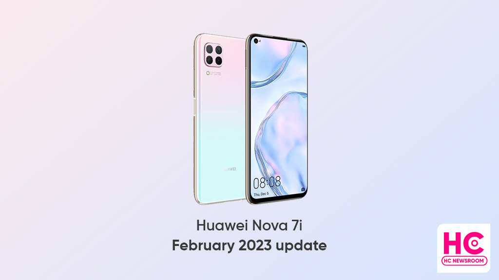 Huawei Nova 7i February 2023 update