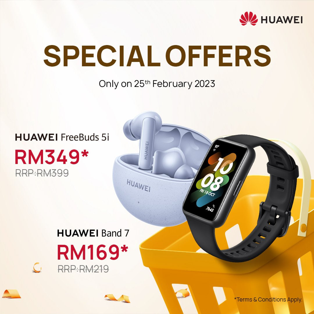 Huawei Malaysia FreeBuds 5i special offer