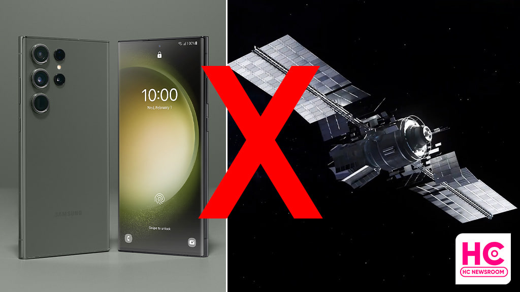 Samsung failed satellite communication Huawei