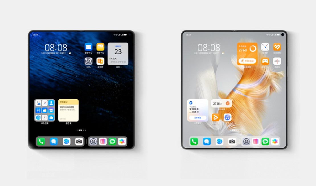 wide screen foldable phones