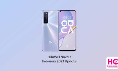February 2023 update Huawei Nova 7