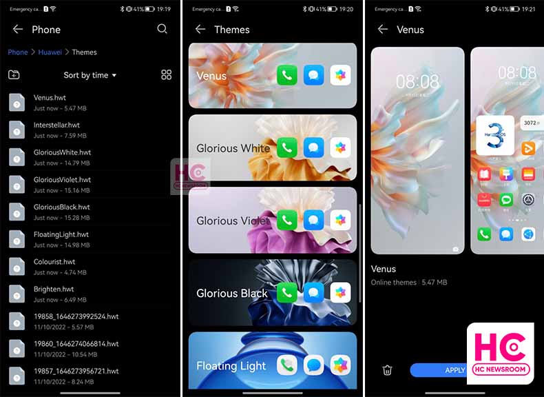 Download Huawei P60 series themes 