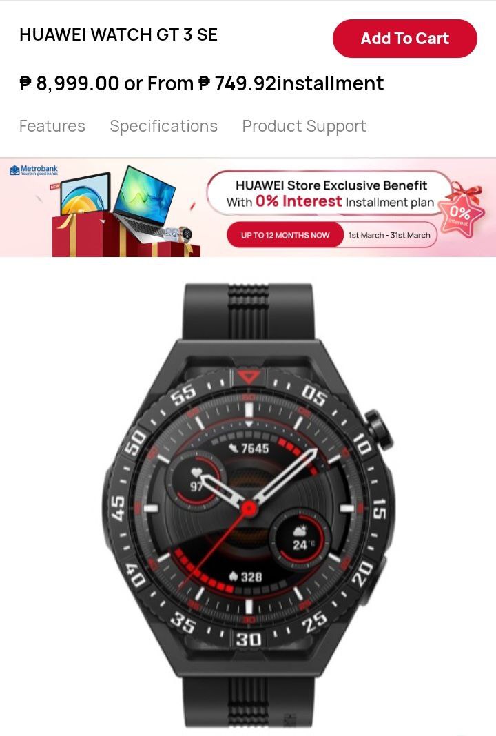 Huawei Watch GT 3 SE Philippines