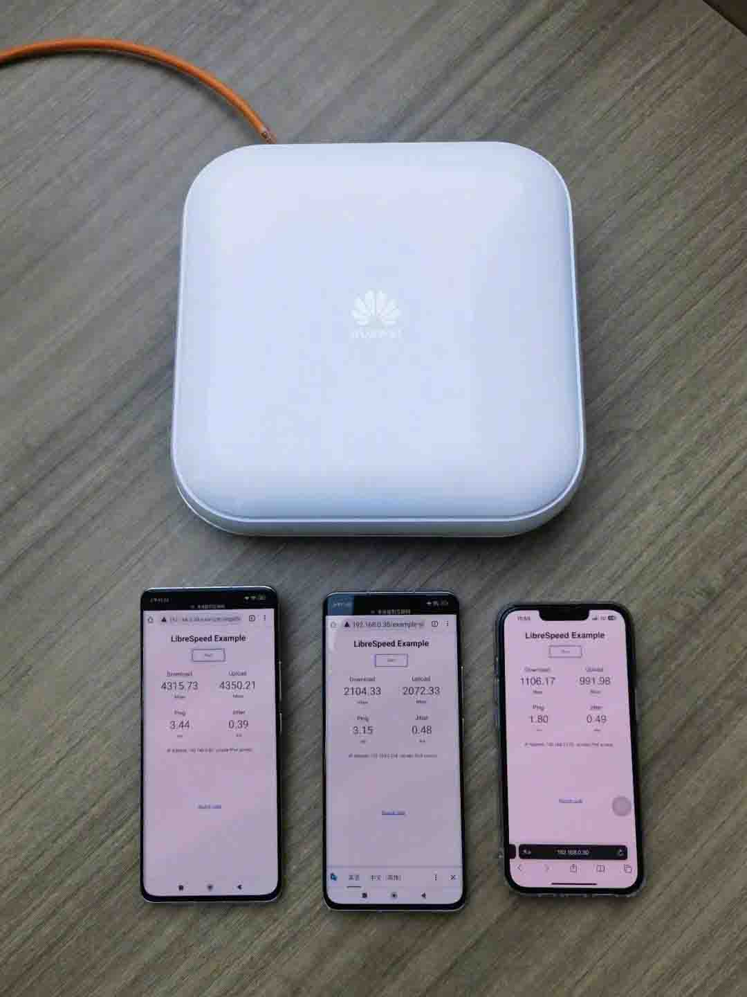 Huawei wi-fi 7 speed test