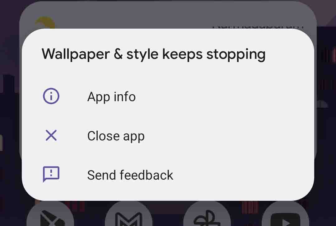 Android 14 beta wallpaper bug