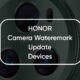 Honor magicos camera watermark devices
