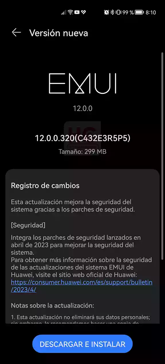 Huawei P40 Pro April 2023 update EMUI 13 confusion