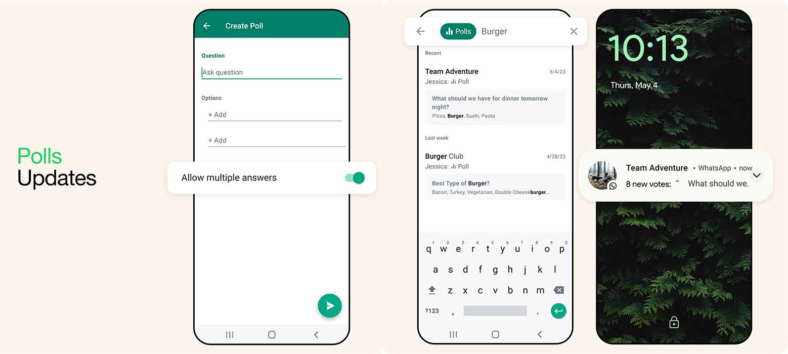WhatsApp Poll feature launched
