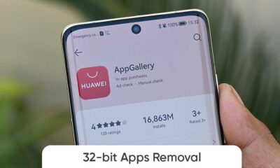 huawei remove 32-bit apps appgallery