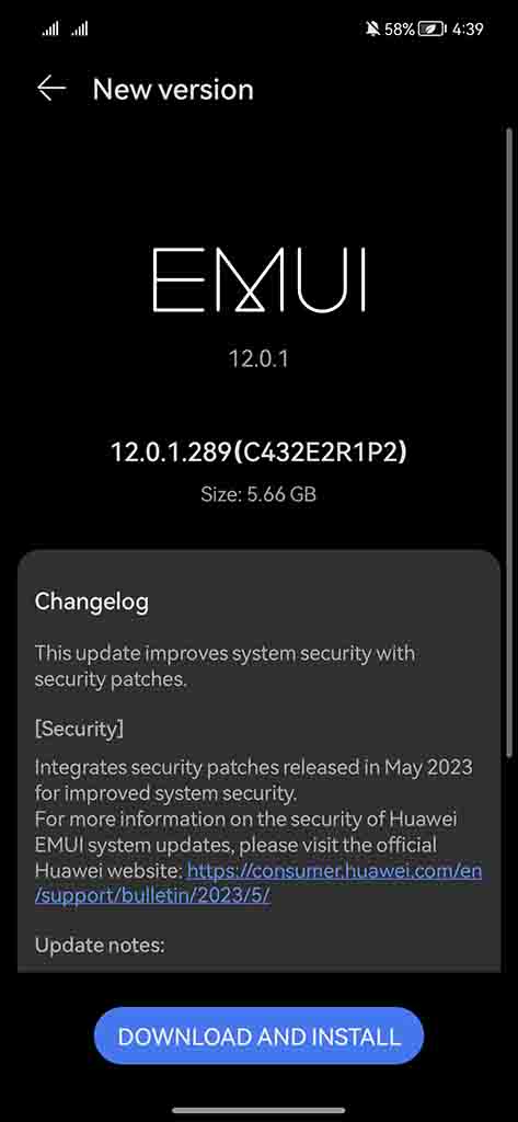 why large emui package