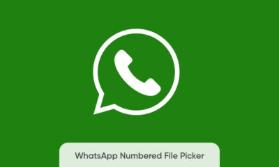 WhatsApp Android 2.23.13.6 numbered media picker