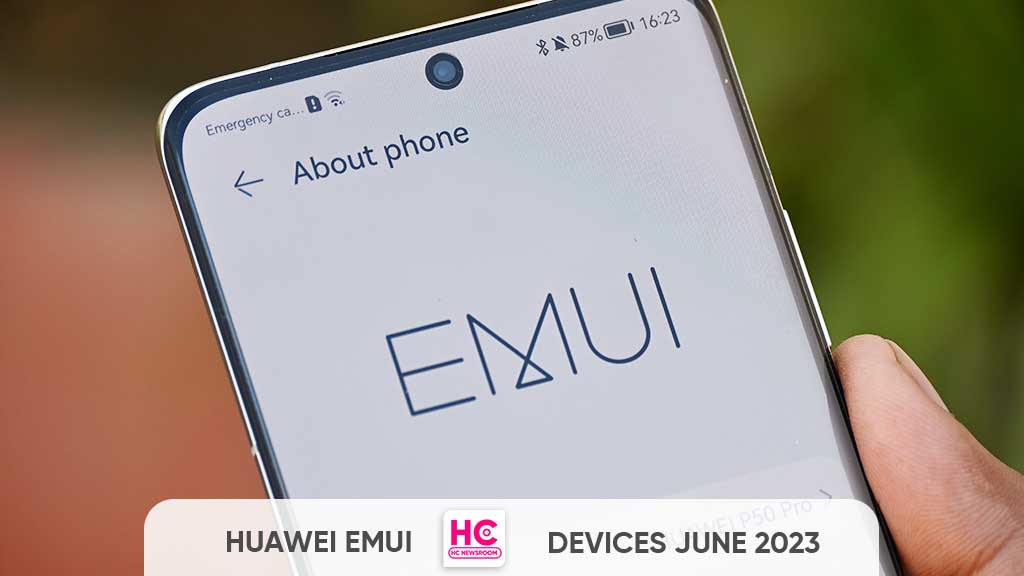 June 2023 Huawei EMUI Devices