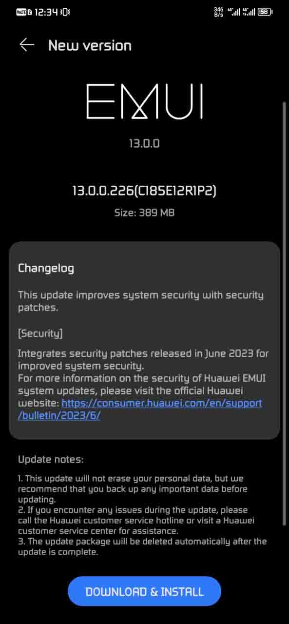 Huawei Mate 50 Pro June 2023 update