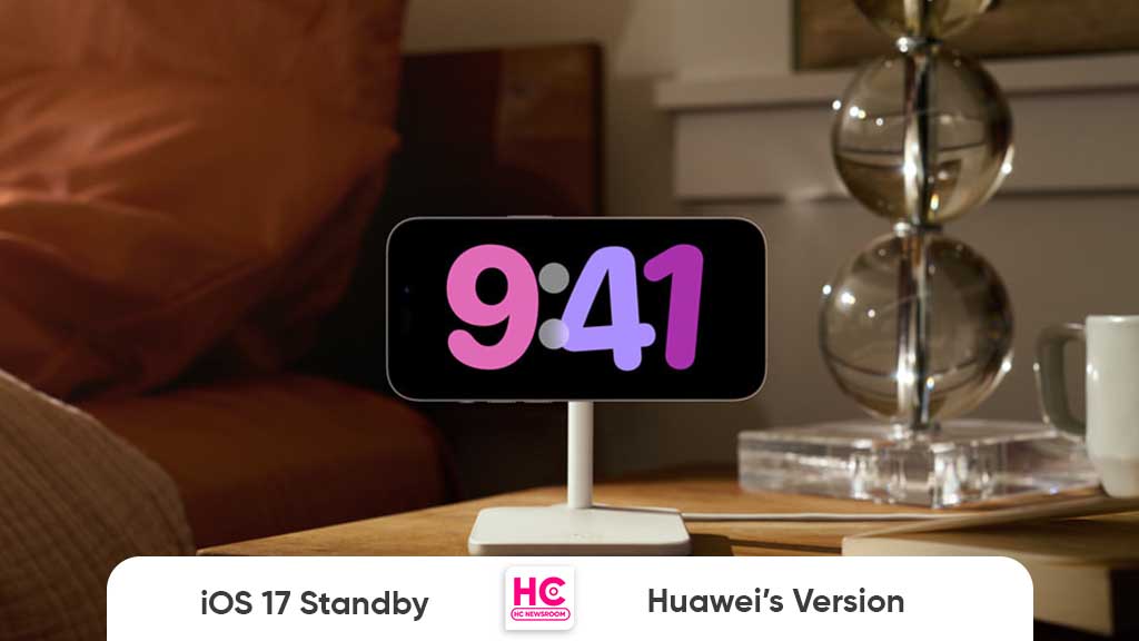 iOS 17 standby huawei