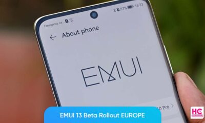 Huawei EMUI 13 beta rollout Europe