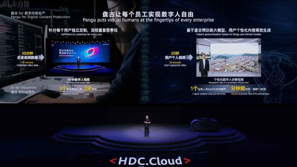 Huawei Pangu tasks AI large model