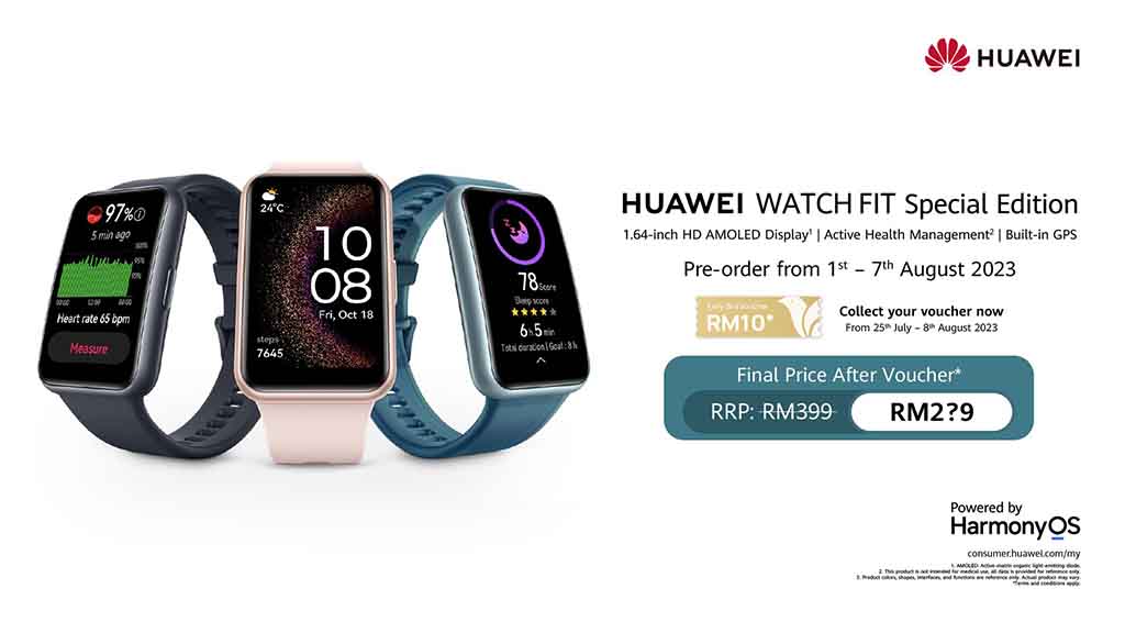Huawei Watch Fit Special Edition Malaysia