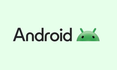 New Android logo with 3D robot