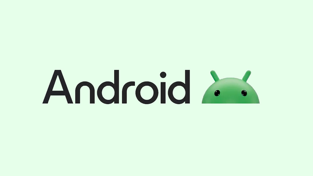 New Android logo with 3D robot