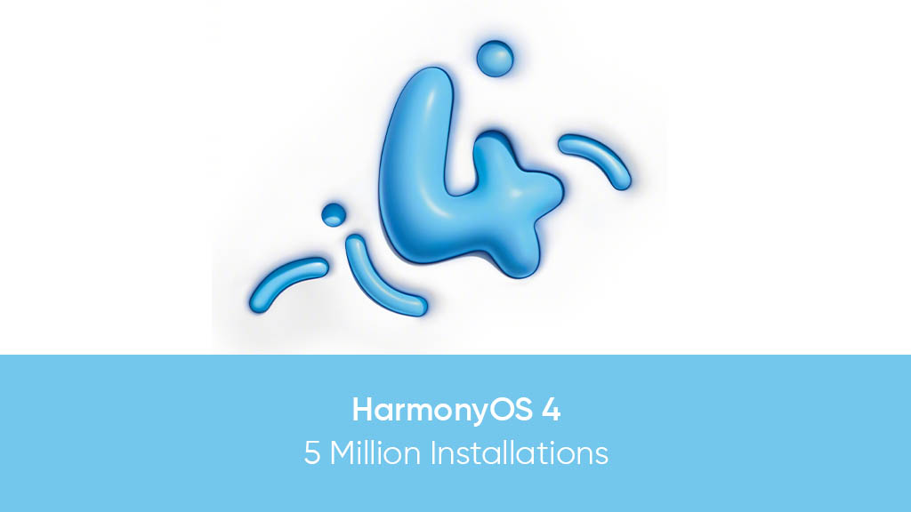 5 million HarmonyOS 4