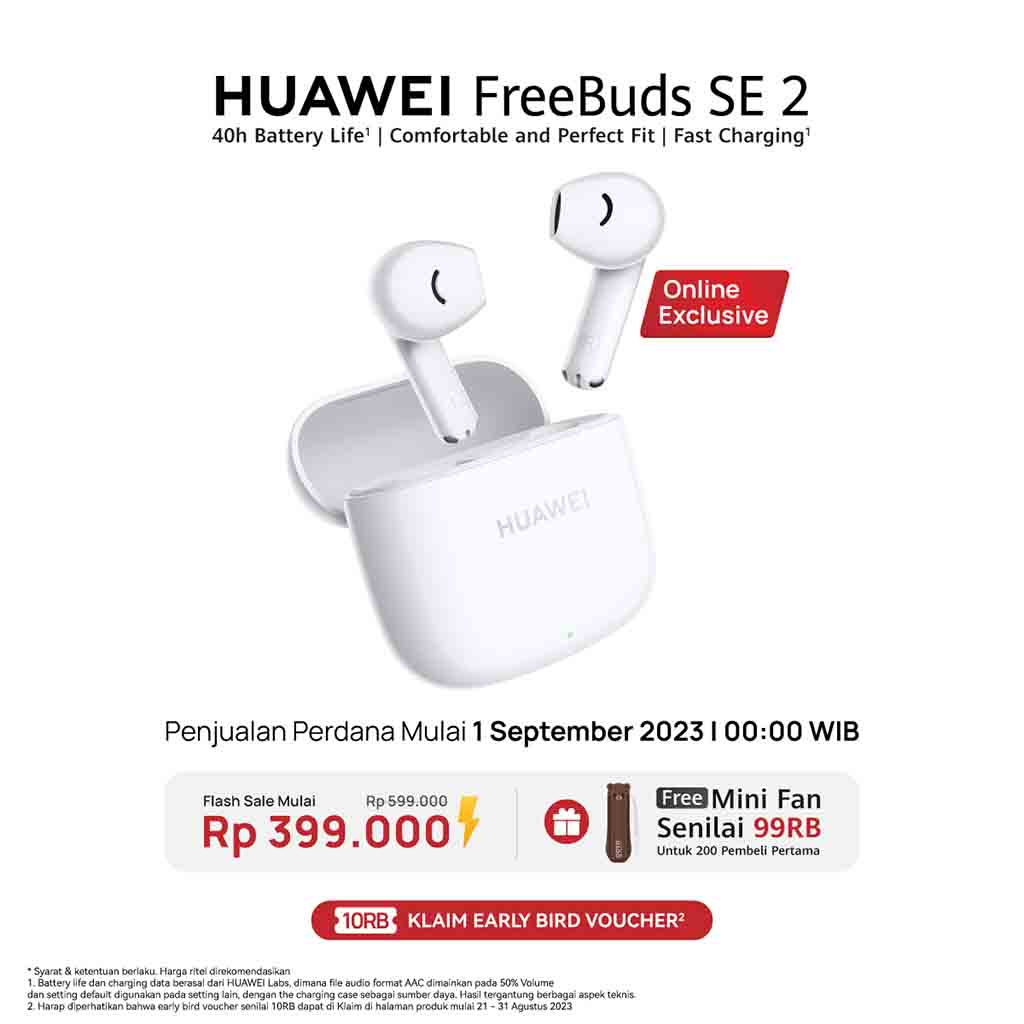 Huawei FreeBuds Se 2 UAE Indonesia