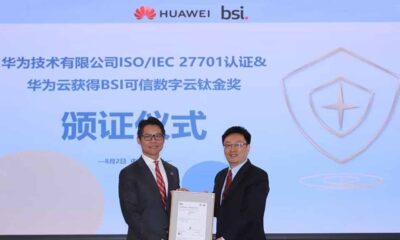 Huawei ISO/IEC 27701 certifications