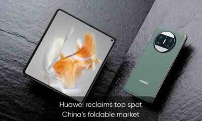 Huawei reclaims top Chinese foldable market