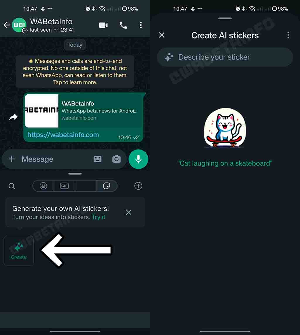 Generative AI Sticker WhatsApp
