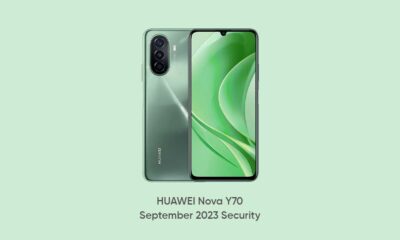Huawei Nova Y70 September 2023 security