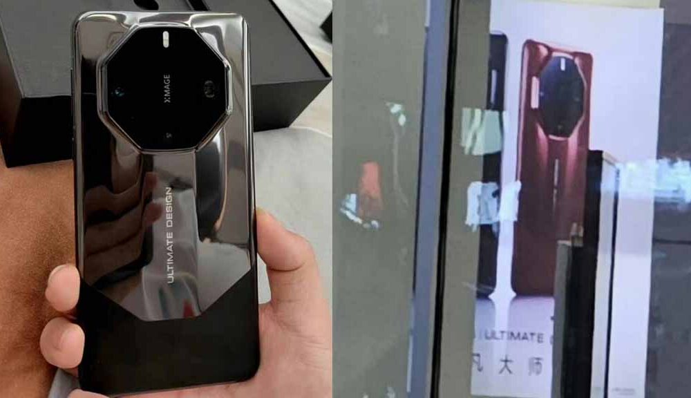 Het livebeeld van de Huawei Mate 60 Ultimate Design lekt op verbluffende wijze
