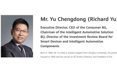 Yu Chengdong chairman huawei Automotive