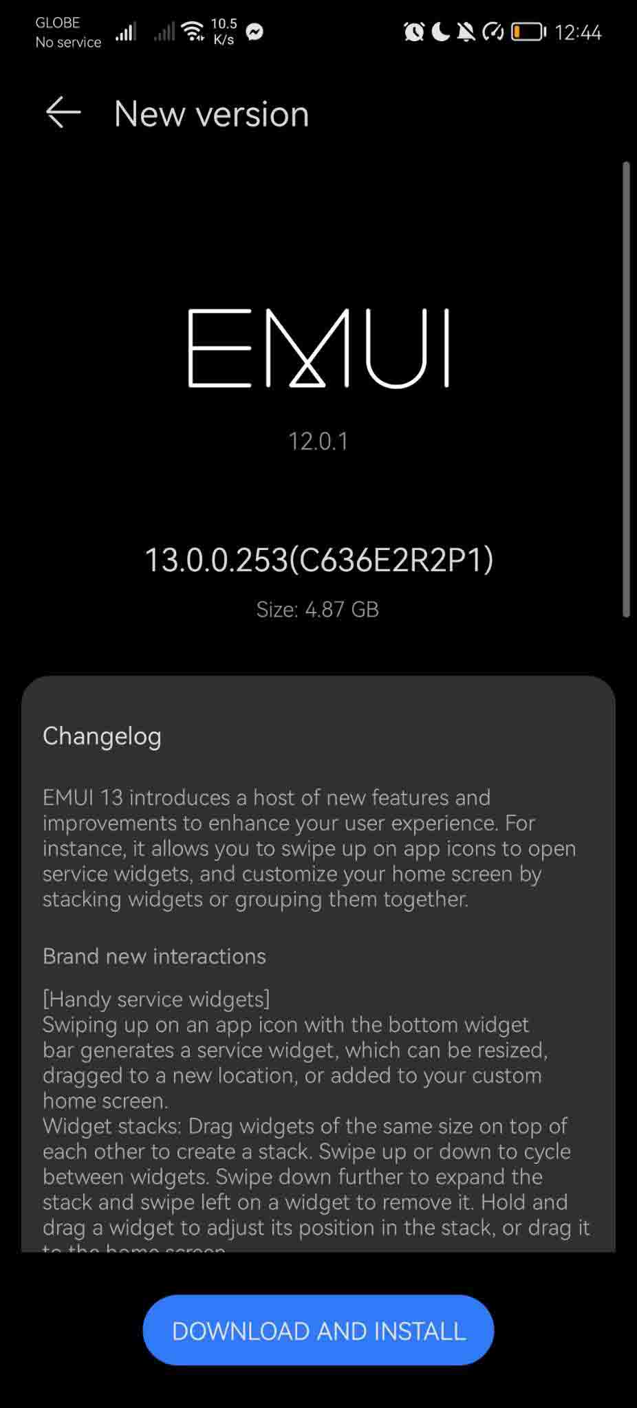 Huawei nova 9 SE EMUI 13