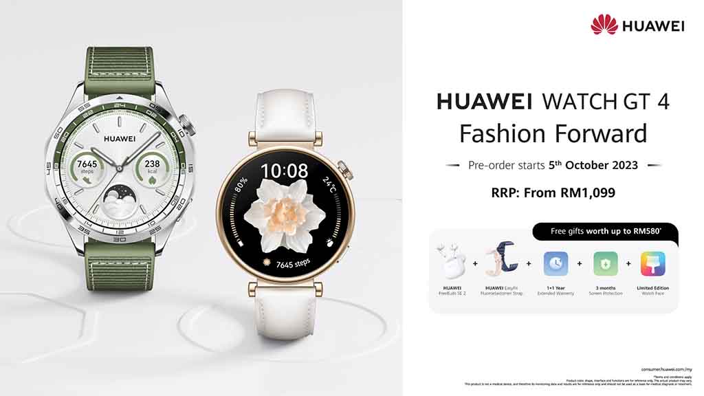 Huawei Watch GT 4 launched Malaysia