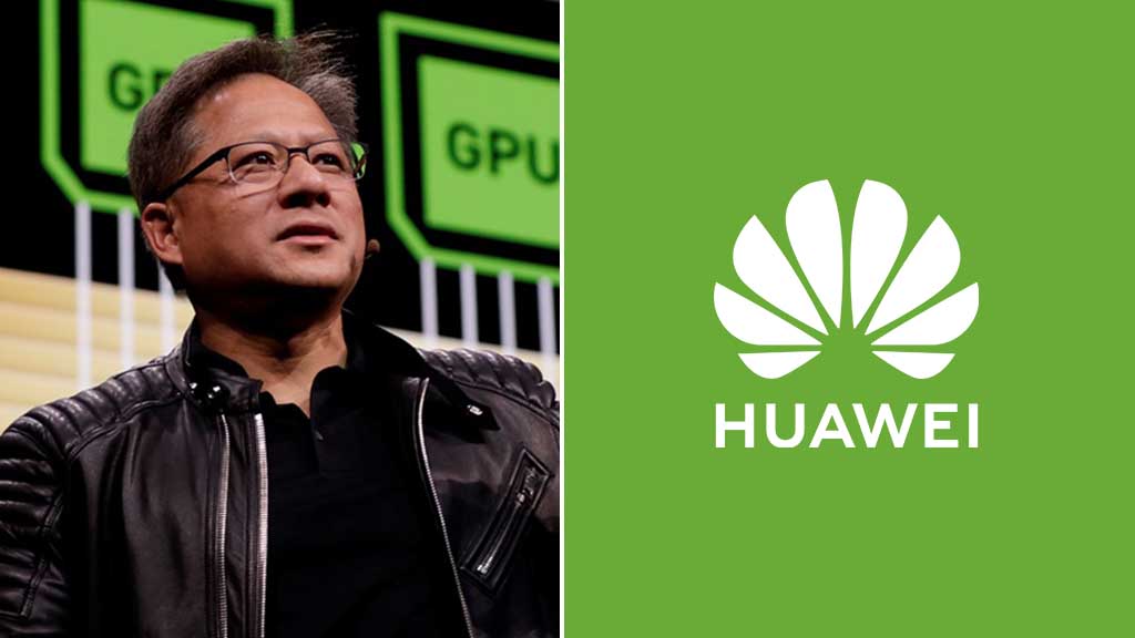 Nvidia CEO, Jensen Huang and Huawei