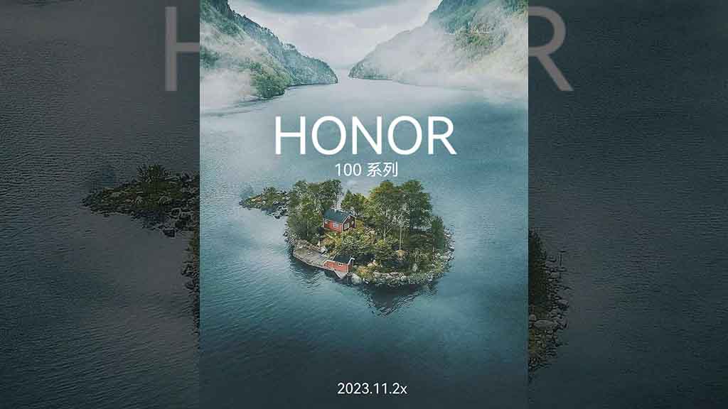 Honor 100 Launch Poster