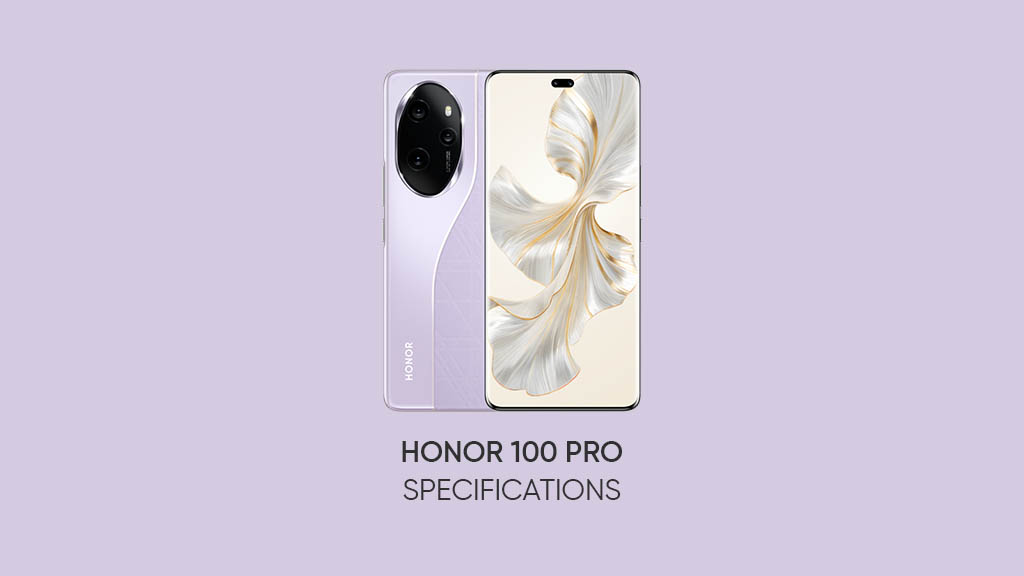 Honor 100 Pro specifications