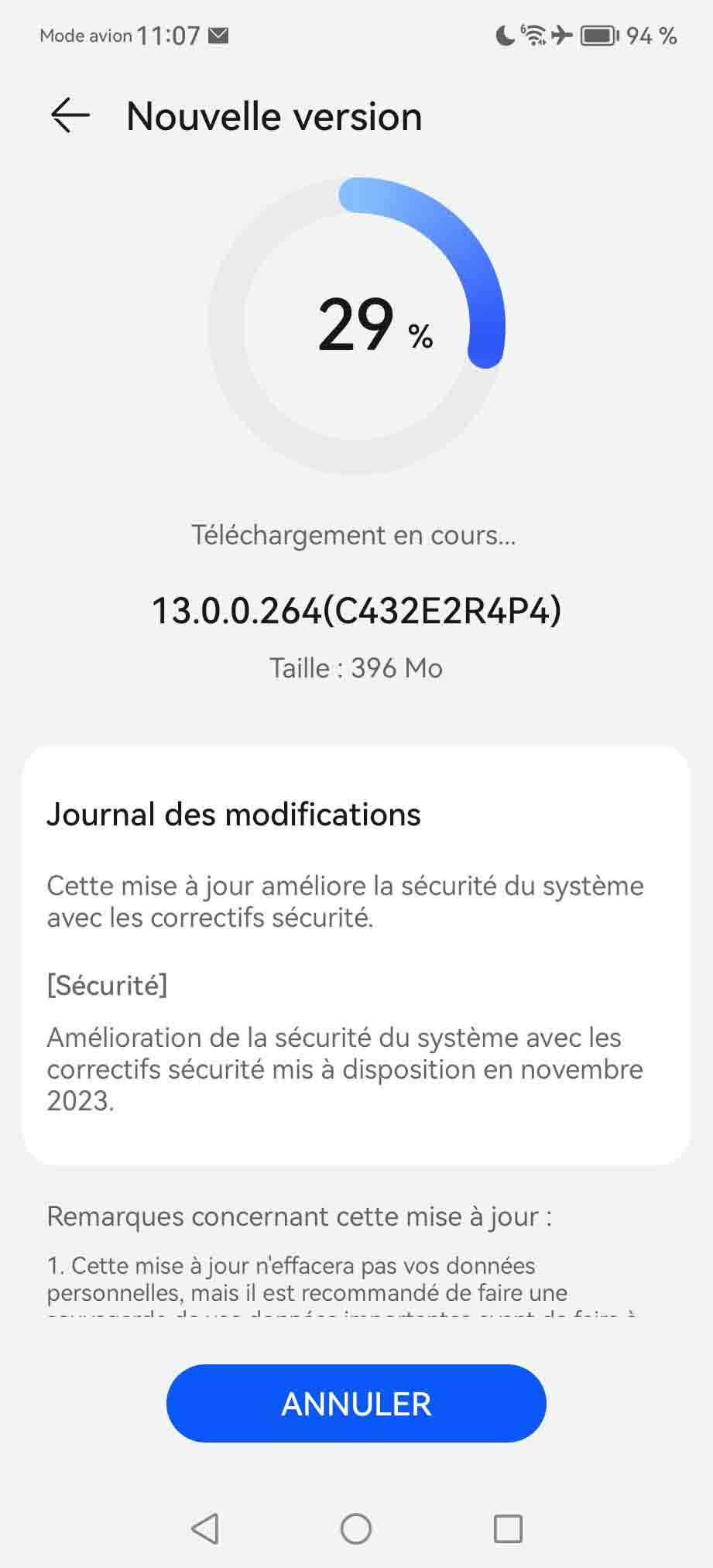 Huawei P50 Pro EMUI 13.0.0.264 update