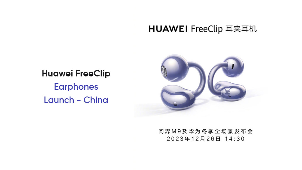 Huawei FreeClip Launch China