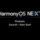 Huawei HarmonyOS NEXT products launch